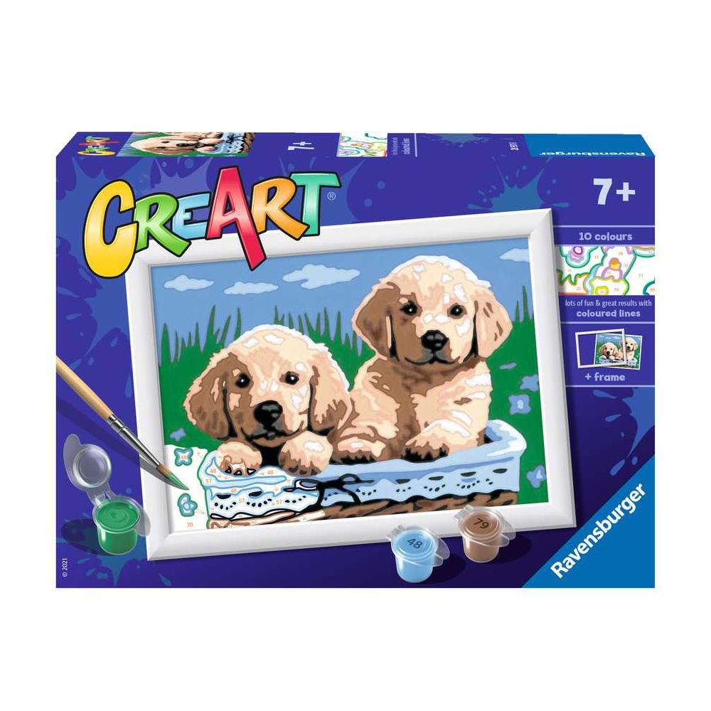 Ravensburger CreArt Cute Puppies Paint By Numbers